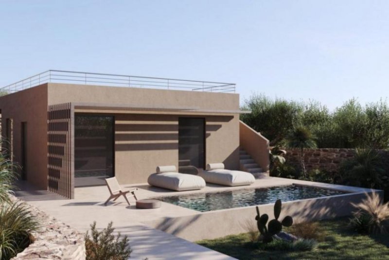 Ammoudara bei Agios Nikolaos Kreta, Ammoudara: Neubau! Villa mit Swimmingpool bei Agios Nikolaos zu verkaufen Haus kaufen